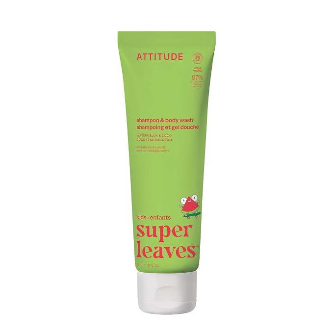 ATTITUDE Shampoo and Body Wash for Kids, EWG Verified, Dermatologically Tested by ATTITUDE