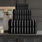 CASA COPENHAGEN Ecstatic 6Pcs 100% Egyptian Cotton Large Designer Towels Gift - Image 3