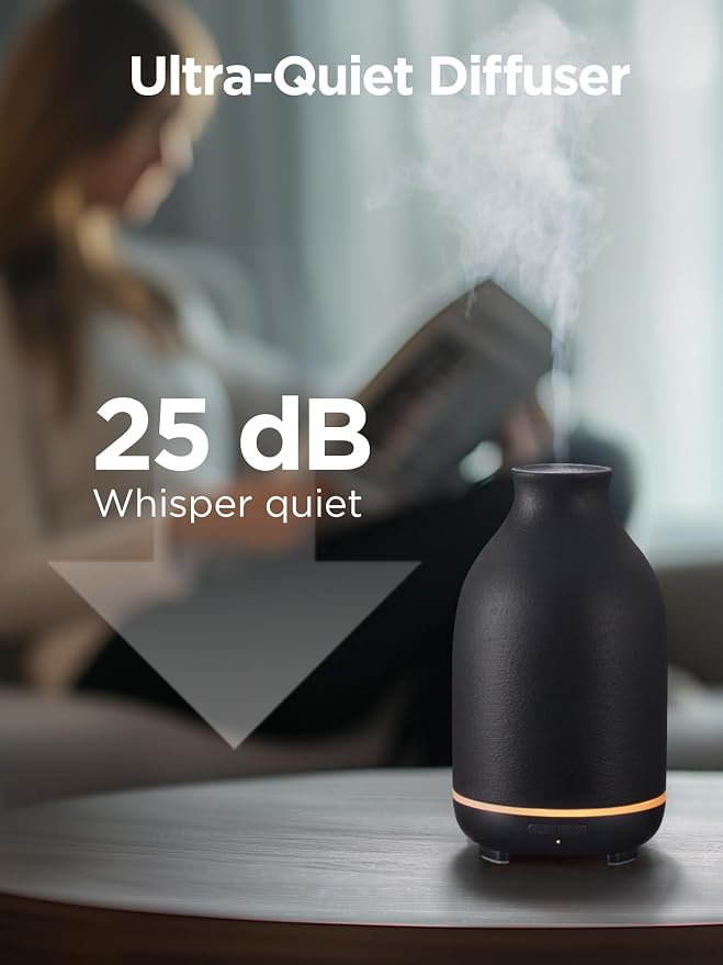 InnoGear Essential Oil Diffuser, 150ml Ceramic Stone Diffuser Handcrafted - Image 7