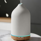 URPOWER 120ML Ceramic Essential Oil Diffuser, Ultrasonic Aromatherapy Diffuser by URPOWER