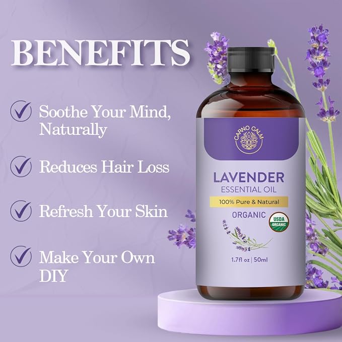 Lavender Essential Oil Pure | USDA Organic Lavender Oil - Image 4