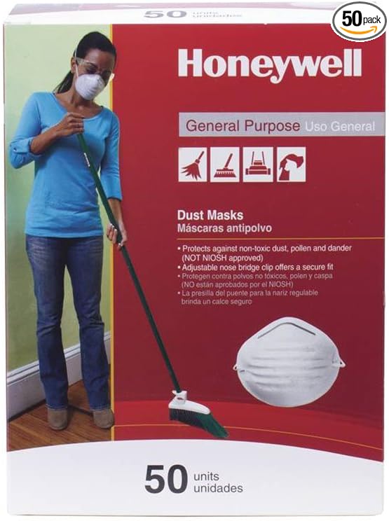 Honeywell Nuisance Disposable Dust Mask, Box of 50 by HoneywellSafetyProducts
