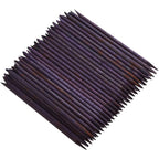 100 Pcs Orange Wood Nail Sticks Double Sided Multi Functional Cuticle Pusher by Borogo