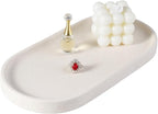 Koville Creamy White Marble Tray by Koville