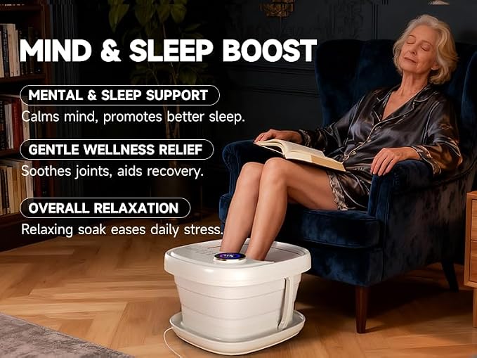 Foot Spa Bath Massager with Heat Bubble，Heating Foot Soaking Tub - Image 8