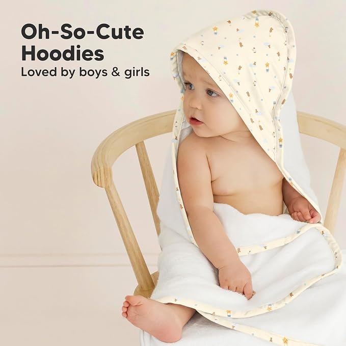 KeaBabies Hooded Baby Towel for Newborn - Image 7