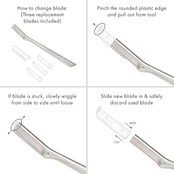 Tweezerman Facial Razor Replacement Blades - Image 2
