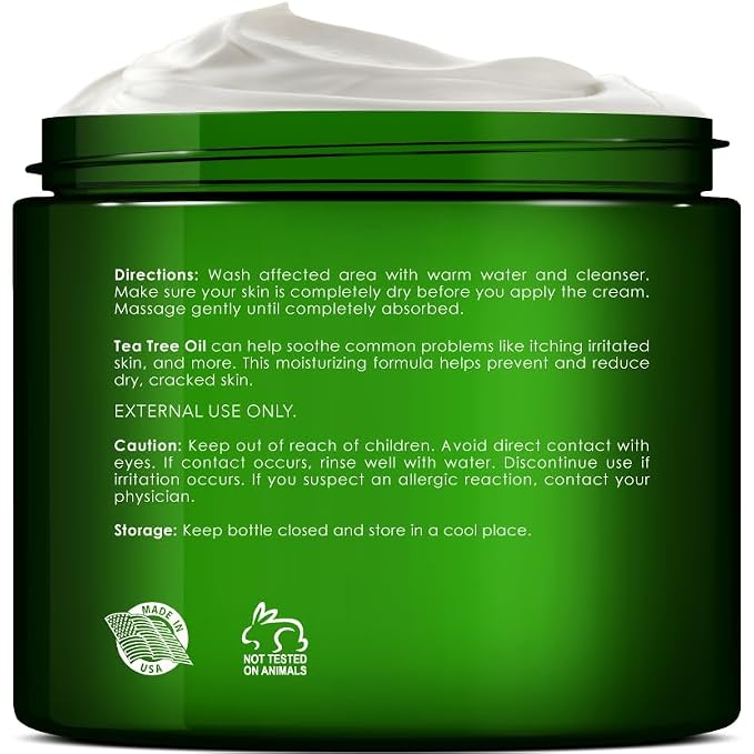 New York Biology Tea Tree Oil Foot Cream - Image 3