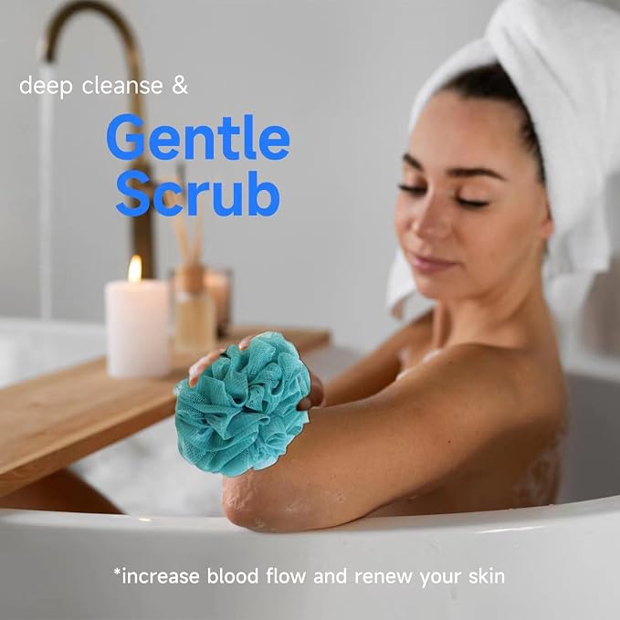 Luffa Loofah Sponge Shower Loofahs 50g Shower Bath Sponges Exfoliating Mesh - Image 6