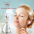 Facial Steamer-Nano Ionic Facial Steamer Warm Mist Humidifier Atomizer Sprayer - Image 2