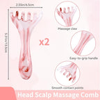 2 Pcs Head Massager Scalp Massager Tool, Six Claw Massage Comb - Image 2