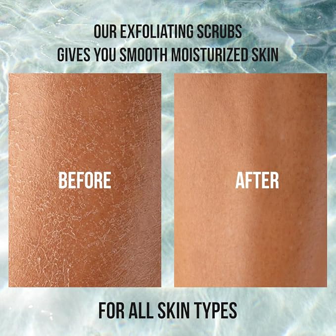 Organic Coconut Oil Scrub, Exfoliating Salt Body Scrub, Deep Cleansing - Image 4