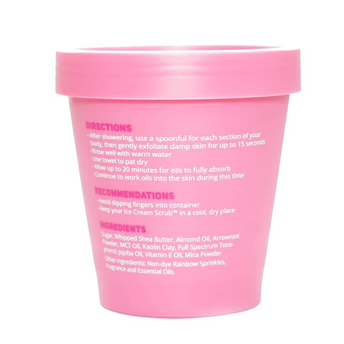 Ice Cream Scrub, Clean Exfoliating Sugar Scrub - Image 8