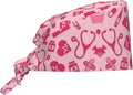 Working Cap Scrub Caps with Sweatband Adjustable Tie Back Hat Nurse Surgical by Unknown