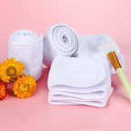 Facial Spa Headbands 4 PCS, Makeup Shower Bath Wrap Sport Headband Terry Cloth - Image 4