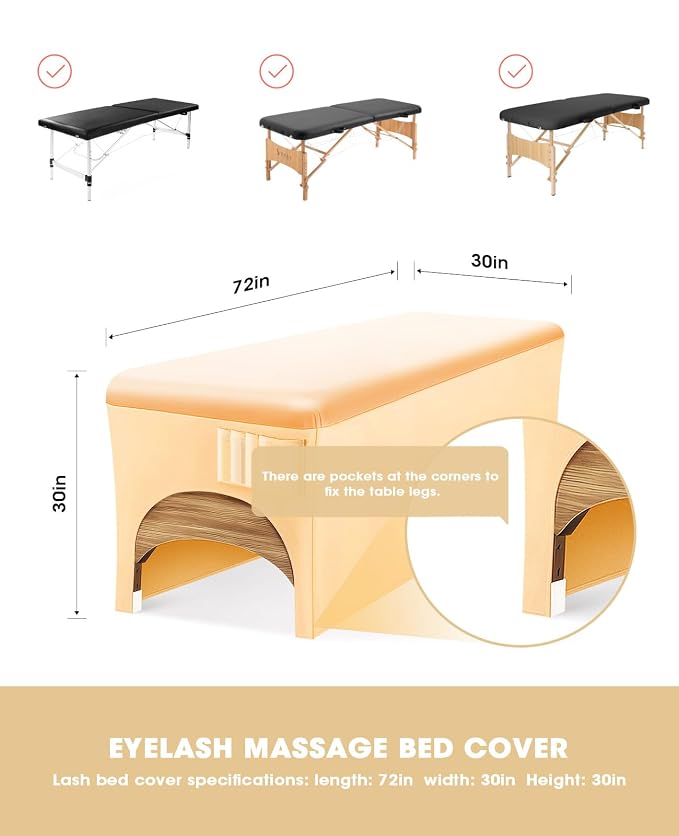 Onism Lash Bed Cover & Massage Table Cover - Image 4