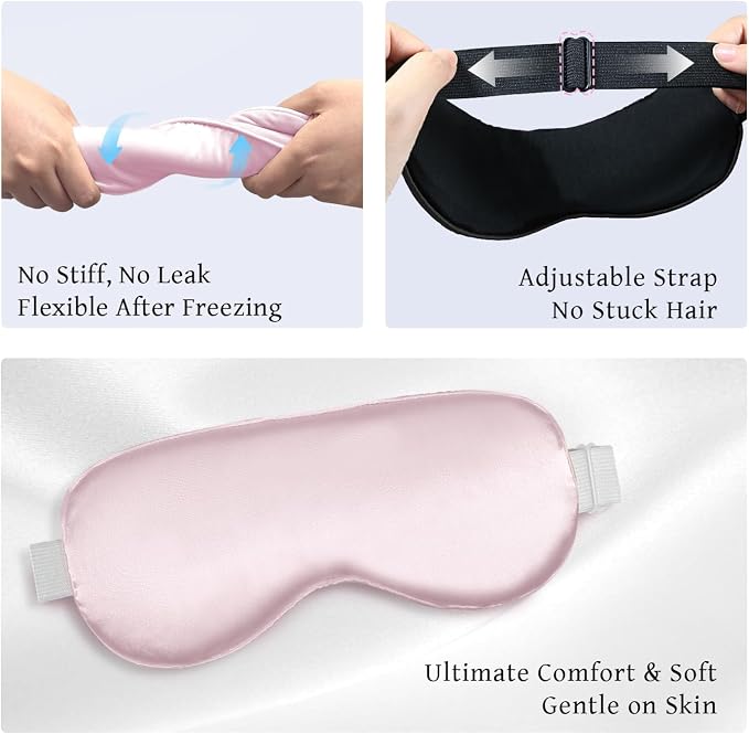Cooling Eye Mask for Sleeping Migraine Headache Relief Mask Gel Cold Compress - Image 8