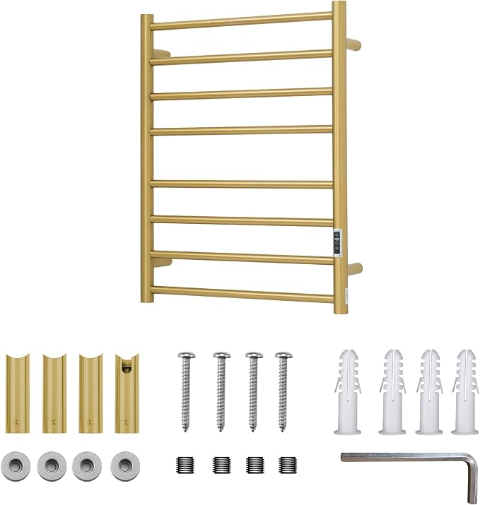 Heated Towel Racks for Bathroom, Wall Mounted Electric Towel Warmer Racks - Image 7