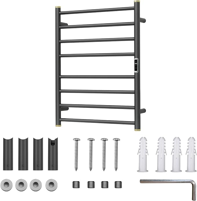 Electric Towel Warmer Rack, Heating Towel Warmer, Timer & Temperature Control - Image 7