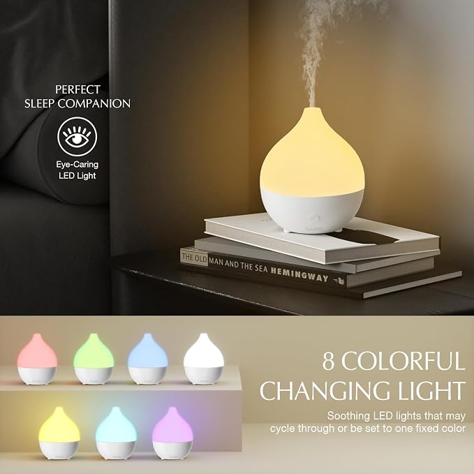 SALKING Essential Oil Diffuser, 100ml Small Aromatherapy Diffuser - Image 2