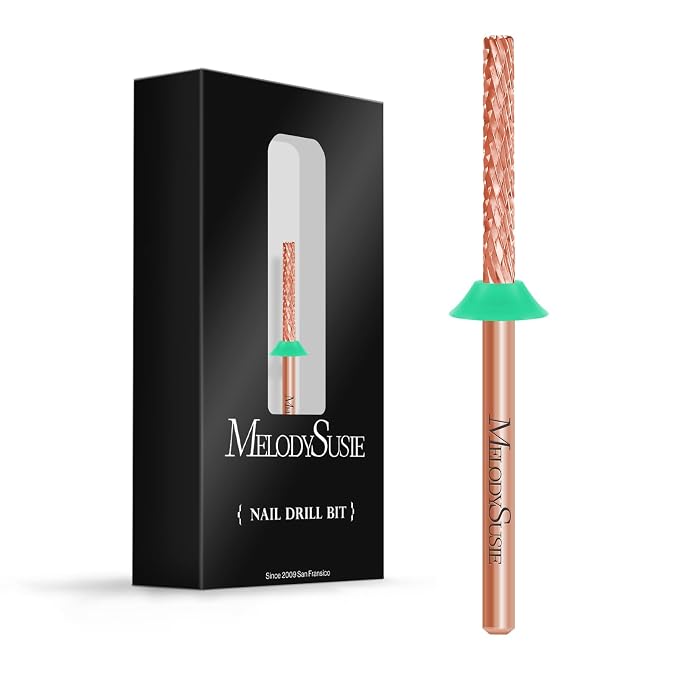 MelodySusie Super Long Mini Barrel Nail Buffer Bit, Professional Safety Carbide by MelodySusie