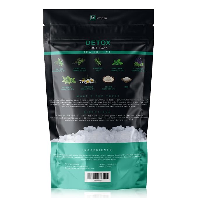 Tea Tree Oil Foot Soak with Epsom Salt - Image 8