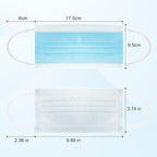 DR.MOXA 500 Pack Disposable Medical Face Masks -3 Ply Face Mask - Image 5