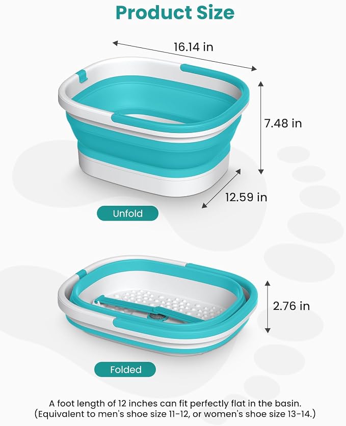 Nekteck Foot Soaking Tub Collapsible Bucket - Image 9