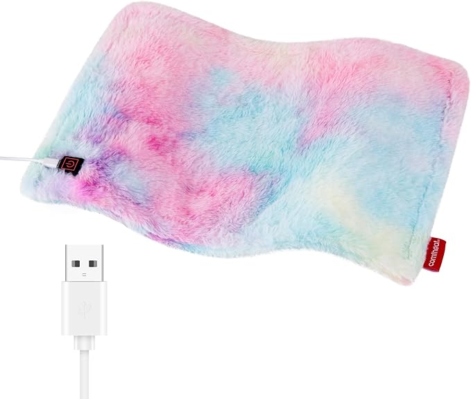 USB Heating Pad, 5V Heated Travel Pads, 3 Heat Settings & Auto Shut Off by Comfheat