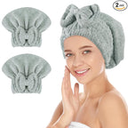 SUNLAND Large Microfiber Hair Drying Caps by SUNLAND