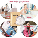50PCS Portable Individually Wrapped Disposable Shower Caps, Plastic Waterproof - Image 8