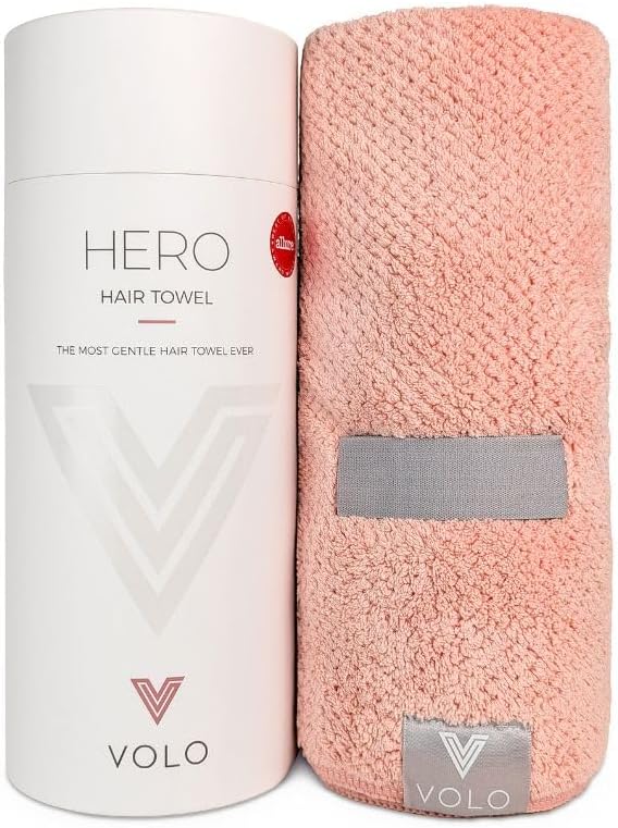 VOLO Hero Hair Towel – Ultra Soft Nanoweave™ Microfiber, Super Absorbent Quick by VOLO