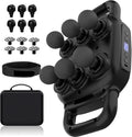 UFFAE Six Head Massage Gun, 50 Intensity Levels & 9 Massage Modes, Equipped by UFFAE