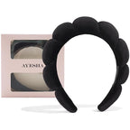 Ayesha Spa Headband for Women Sponge Headband for Washing Face Clouds Soft by AYESHA