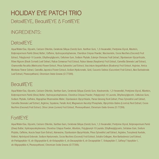 Pixi Beauty Holiday Eye Patch Trio | 3 Single Use Eye Patches - Image 8