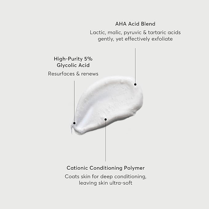 Naturium The Smoother Glycolic Acid Exfoliating Body Wash, Soft & Smoothing - Image 3