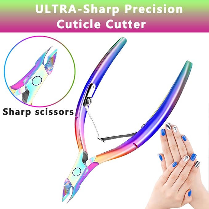 Cuticle Trimmer Cuticle Nippers, Durable Cuticle Cutter, Salon Toe Nail Cuticle - Image 2