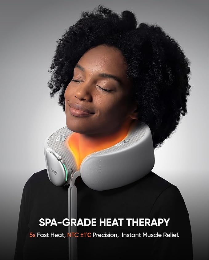 Bluvol Nest 10 Ultra Immersive Heated Neck Massager, Therapist-Style Deep - Image 6