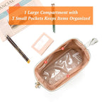 OCHEAL Small Marble Makeup Bag, Small Cosmetic Bags - Image 3