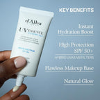 d'alba Piedmont Italian White Truffle Waterfull Essence Sunscreen, Vegan - Image 6