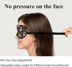 Cartoon Pug Sleep Mask Eye Mask Puppy Bow Tie Glasses Dog Animal Sleep Mask - Image 4