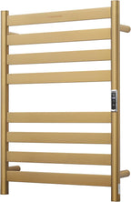 Heated Wall Mounted Electric Towel Warmer Rack, Timer & Temperature Control - Image 8
