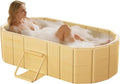 Portable Foldable Bathtub, Freestanding Bathtub No Installation, Bathroom SPA by HLCZLUZ