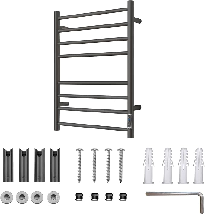 Heated Towel Racks for Bathroom, Wall Mounted Electric Towel Warmer Racks - Image 7