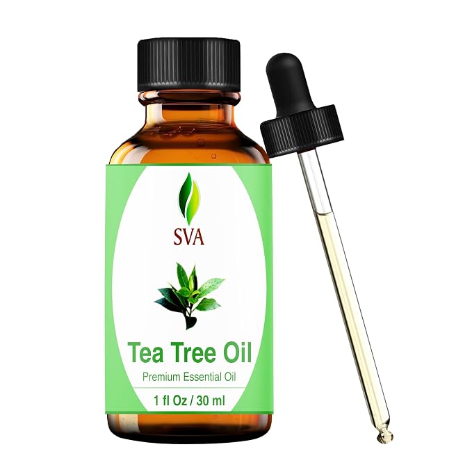 SVA Tea Tree Essential Oil – 1 Fl Oz – 100% Natural Tea Tree Oil by SVAORGANICS