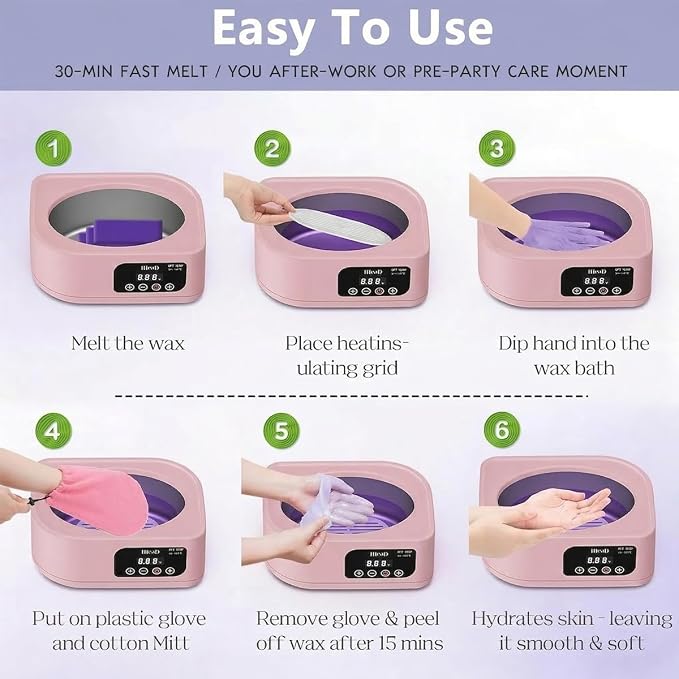 Paraffin Wax Machine for Hand and Feet，Touchscreen Paraffin Wax Warmer - Image 4