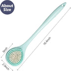 BEDELITE Back Scrubber for Shower, Soft Bath Brush Long Handle for Men & Women - Image 3