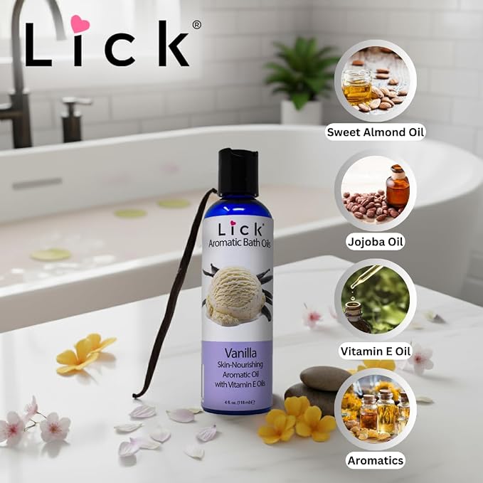 Lick Vanilla Aromatic Bath Oil - Image 8