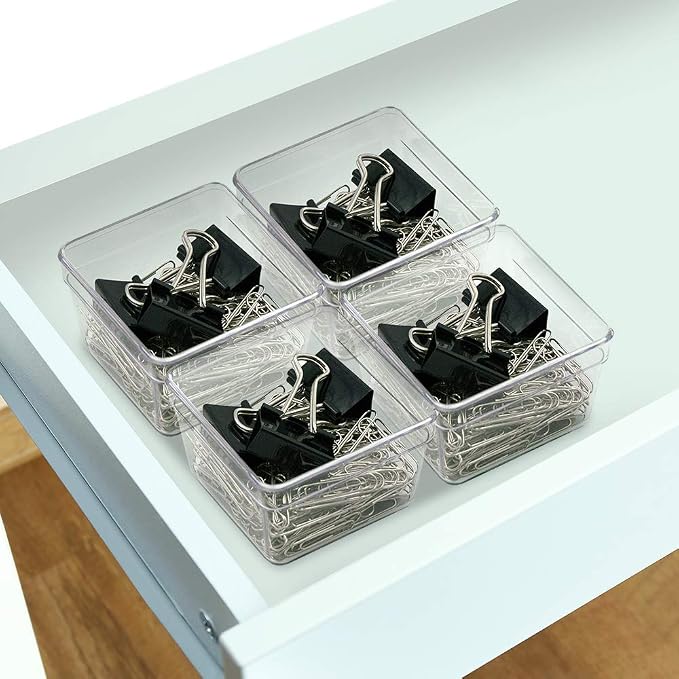 Glad Plastic Drawer Storage Tray – Heavy Duty Organizer Bin - Image 2