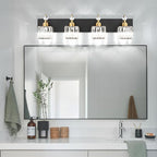 PRESDE 4-Light Crystal Vanity Light - Image 2